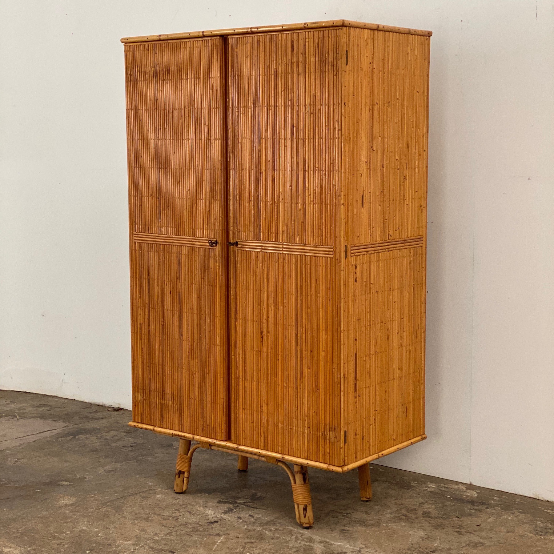 vintage rattan cupboard – Objet Vagabond